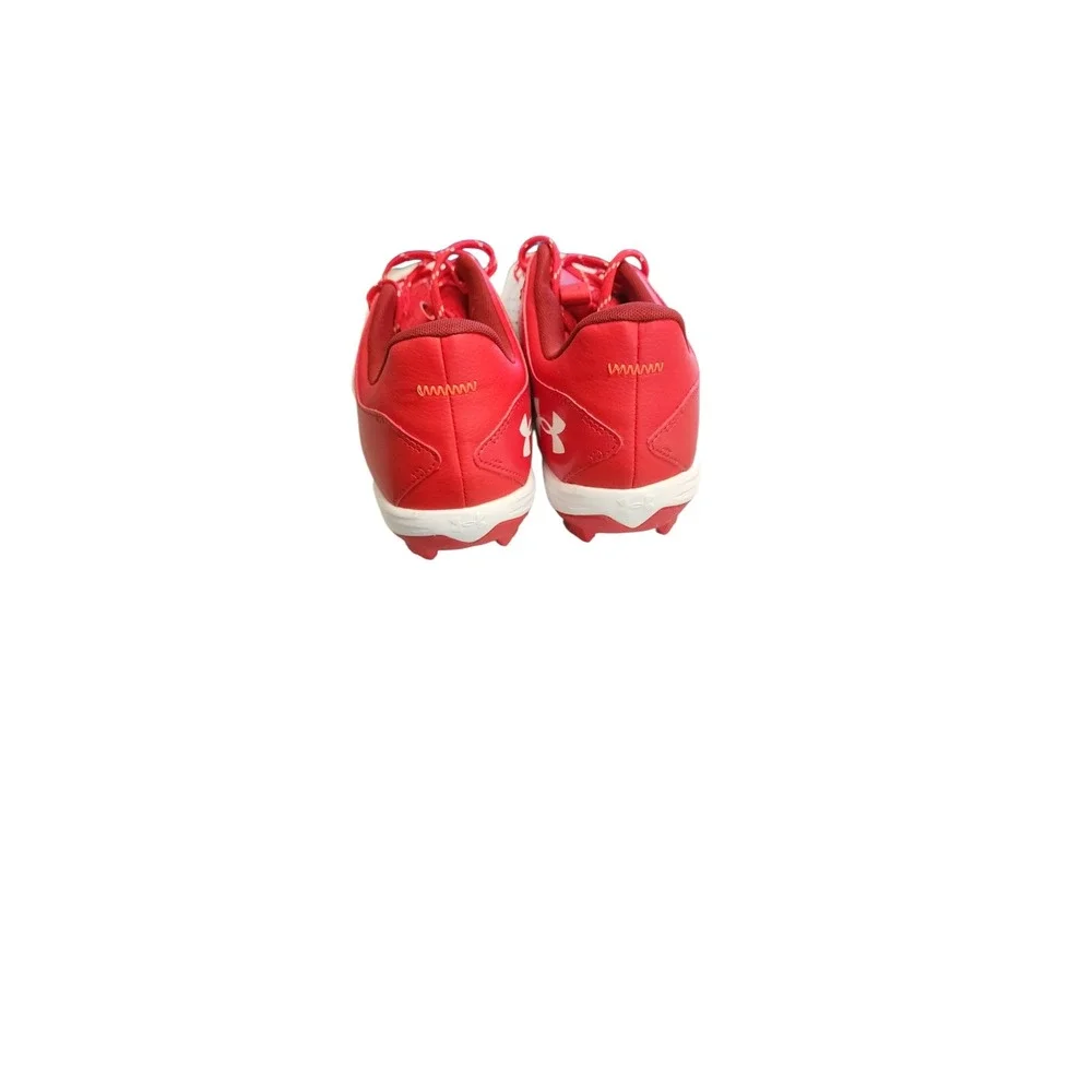 Under‎ Armour Leadoff Baseball Cleats Mens 12 Red White Excellent